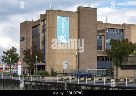 Anderlecht, Hauptstadt Brüssel, Belgien, 16. SEP, 2024 Campus Kaai der Erasmus Hogeschool OR College, Europa Stockfoto