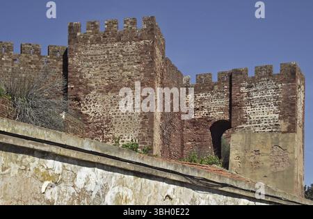 Historisches Schloss in Silves, Algarve - Portugal Stockfoto