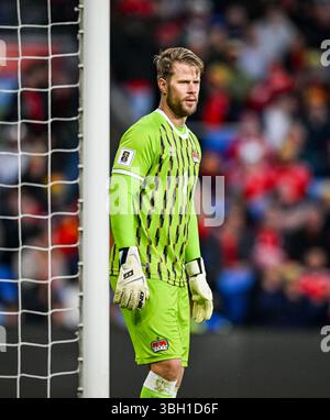 Cardiff City Stadium, Cardiff, Großbritannien. Juni 2025. Qualifikationsgruppe J internationaler Fußball zur FIFA-Weltmeisterschaft, Wales gegen Liechtenstein; Benjamin Buchel aus Liechtenstein Credit: Action Plus Sports/Alamy Live News Stockfoto
