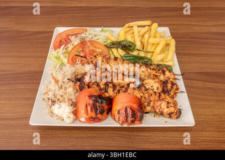 Von Berlin aus verbreitete sich der Döner schnell in ganz Deutschland und dann in ganz Europa Stockfoto