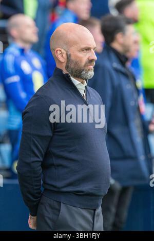 Juni 2025. Glasgow, Großbritannien. Schottland spielte Island in einem internationalen Freundschaftsspiel im schottischen Nationalstadion Hampden Park in Glasgow. Das Finale war Schottland 1:3, Island Image von amar gunnlaugsson, Island Team Coach Stockfoto