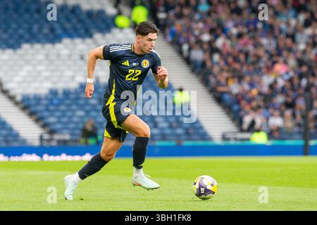Juni 2025. Glasgow, Großbritannien. Schottland spielte Island in einem internationalen Freundschaftsspiel im schottischen Nationalstadion Hampden Park in Glasgow. Die Endpunktzahl war Schottland 1:3, Island Image von Max Johnston, Schottland 22. Quelle: Findlay / Alamy Live News Stockfoto