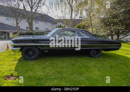 Clevedon Autos und Kaffee Stockfoto