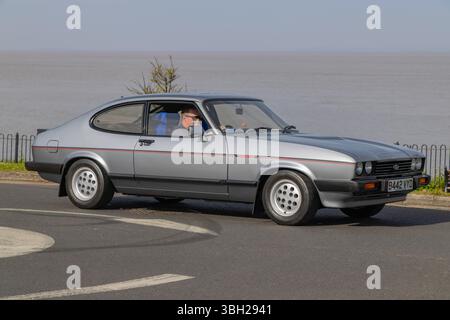 Clevedon Autos und Kaffee Stockfoto