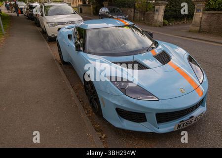 Clevedon Autos und Kaffee Stockfoto