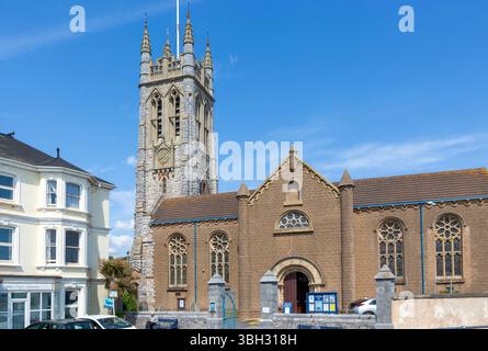 Historische Pfarrkirche St. Michael, Teignmouth, South Devon, England, Großbritannien Stockfoto