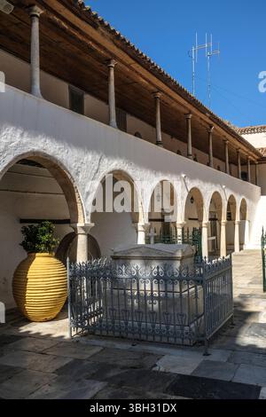 Grecia. Isola di Idra. Chiesa dell' Assunzione della Vergine Maria. Griechenland. Hydra Island. Die Kathedrale Stockfoto
