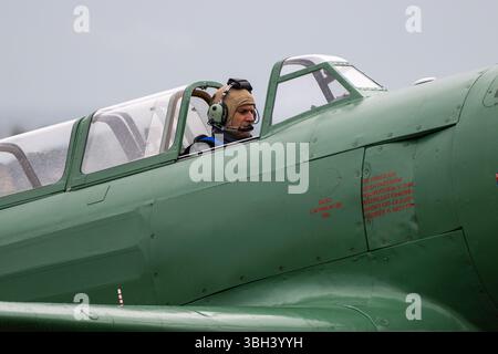 Pardubice, Tschechische Republik. Juni 2025. Pardubice Airshow 2025, 33. Jährliche Flugschau am Flughafen Pardubice am 7. Juni 2025 in Pardubice, Tschechische Republik. Quelle: Josef Vostarek/CTK Photo/Alamy Live News Stockfoto