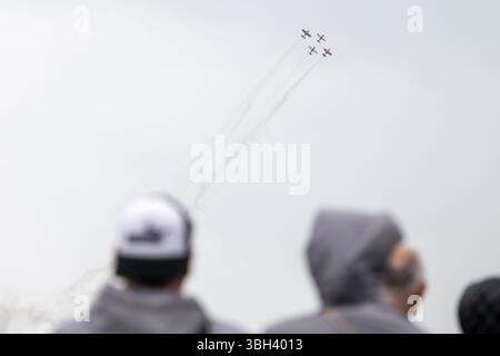 Pardubice, Tschechische Republik. Juni 2025. Pardubice Airshow 2025, 33. Jährliche Flugschau am Flughafen Pardubice am 7. Juni 2025 in Pardubice, Tschechische Republik. Quelle: Josef Vostarek/CTK Photo/Alamy Live News Stockfoto