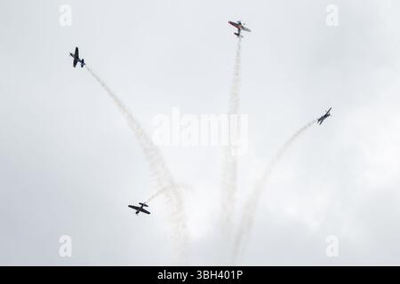 Pardubice, Tschechische Republik. Juni 2025. Pardubice Airshow 2025, 33. Jährliche Flugschau am Flughafen Pardubice am 7. Juni 2025 in Pardubice, Tschechische Republik. Quelle: Josef Vostarek/CTK Photo/Alamy Live News Stockfoto