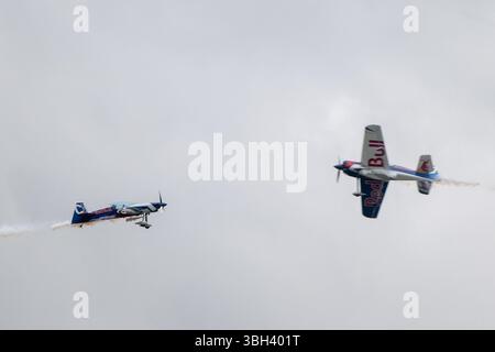 Pardubice, Tschechische Republik. Juni 2025. Pardubice Airshow 2025, 33. Jährliche Flugschau am Flughafen Pardubice am 7. Juni 2025 in Pardubice, Tschechische Republik. Quelle: Josef Vostarek/CTK Photo/Alamy Live News Stockfoto