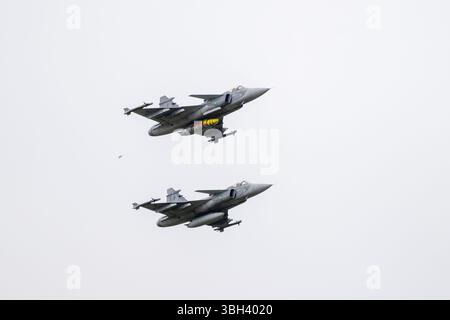 Pardubice, Tschechische Republik. Juni 2025. Pardubice Airshow 2025, 33. Jährliche Flugschau am Flughafen Pardubice am 7. Juni 2025 in Pardubice, Tschechische Republik. Quelle: Josef Vostarek/CTK Photo/Alamy Live News Stockfoto