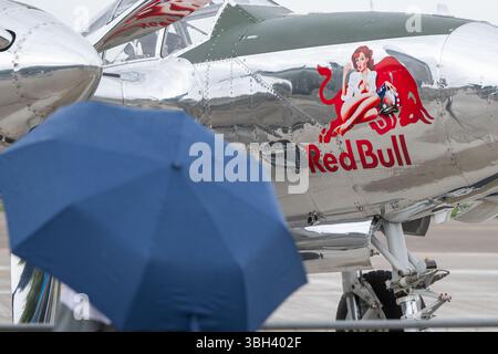 Pardubice, Tschechische Republik. Juni 2025. Pardubice Airshow 2025, 33. Jährliche Flugschau am Flughafen Pardubice am 7. Juni 2025 in Pardubice, Tschechische Republik. Quelle: Josef Vostarek/CTK Photo/Alamy Live News Stockfoto