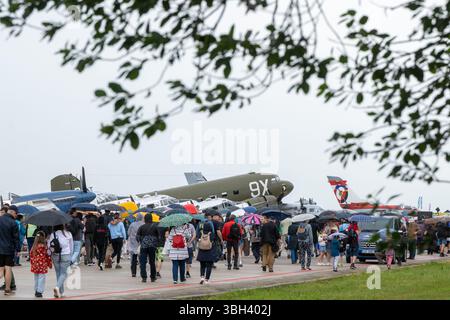 Pardubice, Tschechische Republik. Juni 2025. Pardubice Airshow 2025, 33. Jährliche Flugschau am Flughafen Pardubice am 7. Juni 2025 in Pardubice, Tschechische Republik. Quelle: Josef Vostarek/CTK Photo/Alamy Live News Stockfoto