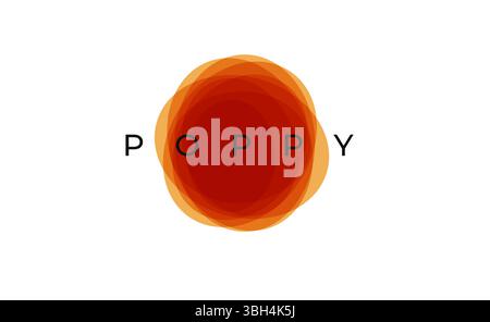 Mohnblumen-Logo, Abstrakte Blume-Logotype Mit Kräftigen Roten Blüten, Minimale Typografie, Sauberes Design Auf Weißem Hintergrund. Perfekt Für Branding Oder Dekoration Stock Vektor