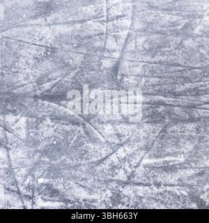 Eis Textur auf einer Eisbahn Stockfoto
