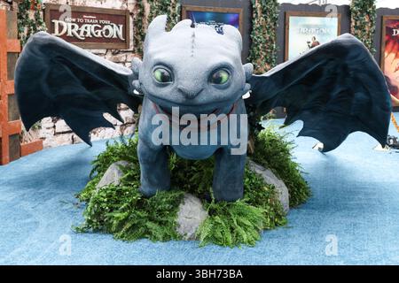 MIRACLE MILE, LOS ANGELES, KALIFORNIEN, USA - JUNI 07: Ein allgemeiner Blick auf die Atmosphäre bei der Los Angeles Premiere von Universal Pictures und DreamWorks Animation's „How to Train Your Dragon“, die am 7. Juni 2025 im David Geffen Theater im Academy Museum of Motion Pictures in Miracle Mile, Los Angeles, Kalifornien, USA stattfand. (Foto: Xavier Collin/Image Press Agency) Stockfoto