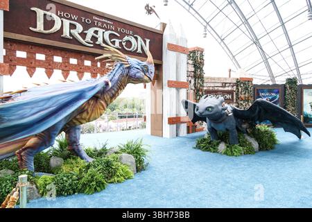 MIRACLE MILE, LOS ANGELES, KALIFORNIEN, USA - JUNI 07: Ein allgemeiner Blick auf die Atmosphäre bei der Los Angeles Premiere von Universal Pictures und DreamWorks Animation's „How to Train Your Dragon“, die am 7. Juni 2025 im David Geffen Theater im Academy Museum of Motion Pictures in Miracle Mile, Los Angeles, Kalifornien, USA stattfand. (Foto: Xavier Collin/Image Press Agency) Stockfoto