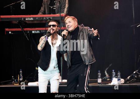 Dieter Bohlen live mit seinem Programm 40 Jahre Modern Talking auf dem Stars of Sound Festival 2025 auf dem Stadtpaltz. Aarberg, 06.06.2025 *** Dieter Bohlen live mit seinem Programm 40 Years of Modern Talking beim Stars of Sound Festival 2025 auf dem Stadtpaltz Aarberg, 06 06 2025 Foto:XP.xFrauchigerx/xFuturexImagex Stars of Sounds 5648 Stockfoto