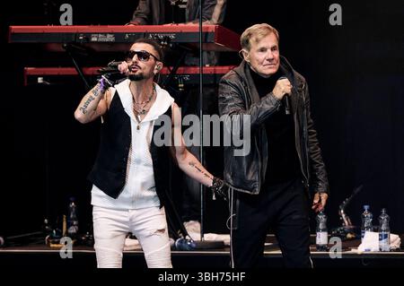 Dieter Bohlen live mit seinem Programm 40 Jahre Modern Talking auf dem Stars of Sound Festival 2025 auf dem Stadtpaltz. Aarberg, 06.06.2025 *** Dieter Bohlen live mit seinem Programm 40 Years of Modern Talking beim Stars of Sound Festival 2025 auf dem Stadtpaltz Aarberg, 06 06 2025 Foto:XP.xFrauchigerx/xFuturexImagex Stars of Sounds 5652 Stockfoto