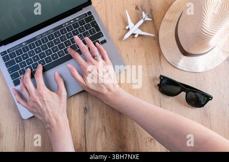 Sommerferienvorbereitungskonzept Stockfoto