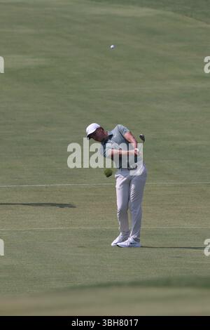 Caledon, Ontario, Kanada. Juni 2025. Cameron Champ startet in der dritten Runde der RBC Canadian Open im TPC Toronto im Osprey Valley in Caledon, Ontario, Kanada. Daniel Lea/CSM/Alamy Live News Stockfoto