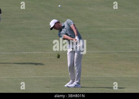 Caledon, Ontario, Kanada. Juni 2025. Cameron Champ startet in der dritten Runde der RBC Canadian Open im TPC Toronto im Osprey Valley in Caledon, Ontario, Kanada. Daniel Lea/CSM/Alamy Live News Stockfoto