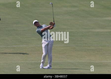 Caledon, Ontario, Kanada. Juni 2025. Cameron Champ startet in der dritten Runde der RBC Canadian Open im TPC Toronto im Osprey Valley in Caledon, Ontario, Kanada. Daniel Lea/CSM/Alamy Live News Stockfoto