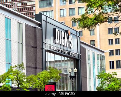 Dick's House of Sport Store, Außengebäude, Boston, Massachusetts, USA Stockfoto