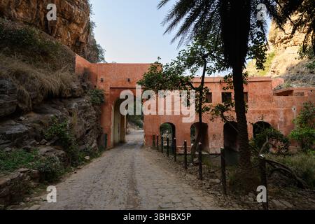 Ranthambore National Park altes Eingangstor zum Tiger Conservation Wildlife Reserve Stockfoto