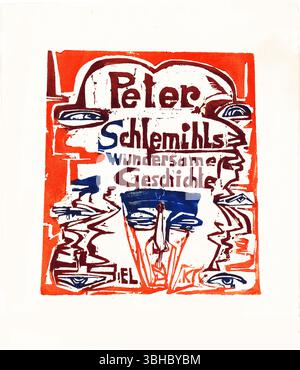 Peter Schlemihls wundersame Geschichte 1915 von Ernst Ludwig Kirchner - Deutscher Expressionistischer Druck - Public Domain High Resolution Fine Art Stockfoto