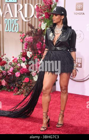 Los Angeles, ca. 9. Juni 2025. Ciara bei den BET Awards 2025 im Peacock Theater am 9. Juni 2025 in Los Angeles, Kalifornien Credit: Walik Goshorn/Media Punch/Alamy Live News Stockfoto