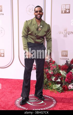 Los Angeles, ca. 9. Juni 2025. Mario bei den BET Awards 2025 im Peacock Theater am 9. Juni 2025 in Los Angeles, Kalifornien Credit: Walik Goshorn/Media Punch/Alamy Live News Stockfoto