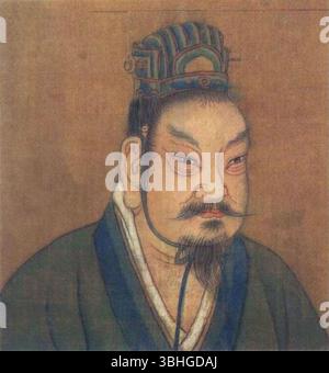 König Cheng von Zhou. Stockfoto