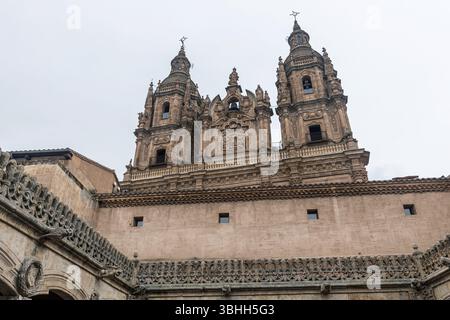Innenhof der casa de las conchas in der Altstadt von Salamanca Spanien Stockfoto
