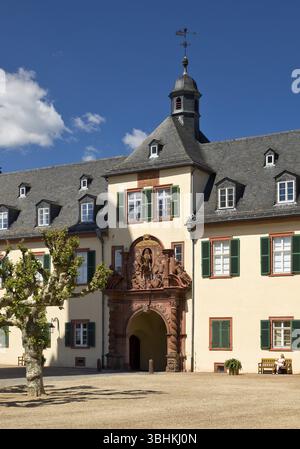 Innenhof, Schloss Bad Homburg vor der Hoehe, Hessen, Deutschland, Europa Stockfoto