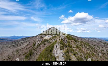 Grandfather Mountain ist ein Berg, eine gemeinnützige Attraktion und ein State Park in North Carolina in der Nähe von Linville, North Carolina. Bei 5.946 Fuß ist es das h Stockfoto