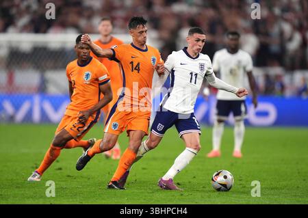 Aktenfoto vom 07/24 von Tijjani Reijnders. Manchester City hat die Unterzeichnung von Tijjani Reijnders vom AC Milan für einen fünf-Jahres-Vertrag abgeschlossen, wie der Premier League Club bekannt gab. Ausgabedatum: Mittwoch, 11. Juni 2025. Stockfoto