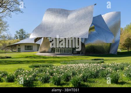 Frank Gehry entwarf das Richard B. Fisher Center for the Performing Arts, Bard College, Annandale-on-Hudson, New York State. Stockfoto