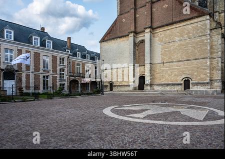 Abtei und Kirche St. Servatius von Grimbergen, Flämisch-Brabant, Belgien 8. Juni 2025 Stockfoto