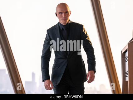 Superman (2025) NICHOLAS HOULT als Lex Luthor *Filmstill - nur redaktionelle Verwendung* siehe Besondere Anweisungen. CAP/UFS © Warner Bros. Bilder über Capital Stockfoto