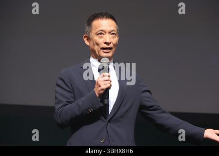 Tokio, Japan. Juni 2025. Ken Hasebe, Bürgermeister von Shibuya, spricht bei der Preisverleihung des Short Shorts Film Festival & Asia 2025 in Tokio am Mittwoch, den 11. Juni 2025. (Foto: Yoshio Tsunoda/AFLO) Credit: Aflo Co. Ltd./Alamy Live News Stockfoto
