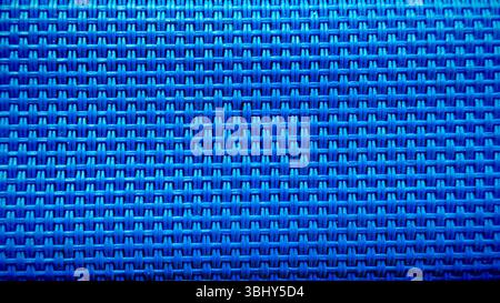 Textur Aus Gewebe In Leuchtendem Blau Stockfoto