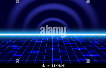 Hintergrund des hi-Tech-Konzepts Stock Vektor