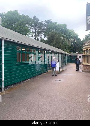Bletchley Park Haus Kriegsbüros geheim Platz versteckt Milton Keynes The Bombe berühmte Militärsoldaten Navy Army Luftwaffe Nachahmung Spielfilm Stockfoto