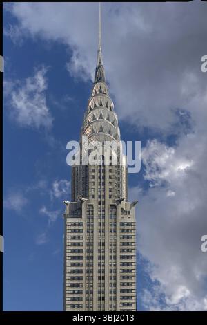 Crysler Building, fertiggestellt 1930, New York City, USA, Nordamerika Stockfoto