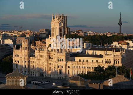 Luftaufnahme von Madrid, Spanien Stockfoto