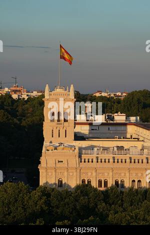 Luftaufnahme von Madrid, Spanien Stockfoto