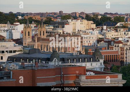Luftaufnahme von Madrid, Spanien Stockfoto