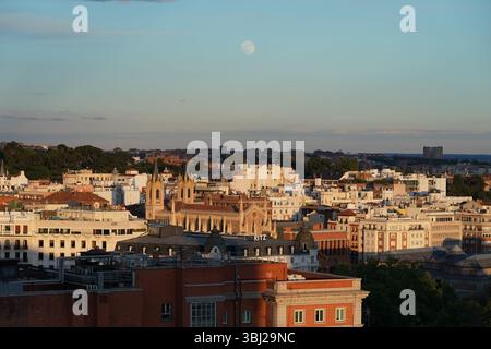 Luftaufnahme von Madrid, Spanien Stockfoto